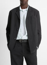 VINCE | Tailored Utility Blazer in Blazers - BLACK
