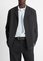 VINCE | Tailored Utility Blazer in Blazers - BLACK