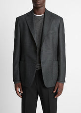 VINCE | Wool Relaxed Sport Coat in Blazers - CHARCOAL