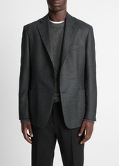 VINCE | Wool Relaxed Sport Coat in Blazers - CHARCOAL