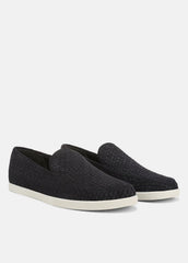 VINCE | Sonoma Woven Suede Loafer in Loafers - COASTAL BLUE