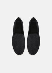 VINCE | Sonoma Woven Suede Loafer in Loafers - COASTAL BLUE