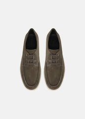 VINCE | Spencer Suede Oxford in Loafers - DARK ROAST