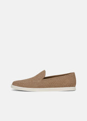 VINCE | Sonoma Woven Suede Loafer in Loafers - NEW CAMEL