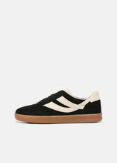 VINCE | Oasis Leather Sneaker in Sneakers - BLACK