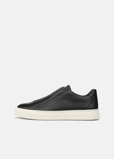 VINCE | Lakewood Leather Sneaker in Sneakers - BLACK