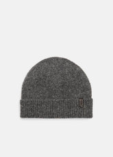 VINCE | Donegal Cashmere Beanie in Scarves & Hats - HEATHER CHARCOAL