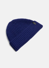 VINCE | Cashmere Shaker-Stitch Beanie in Scarves & Hats - SAPPHIRE