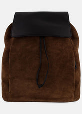 VINCE | Drayton Suede Flap Backpack in Bags - CHOCOLATE