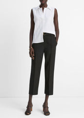 VINCE | Utility Tab-Detail Pull-On Pant in Pants & Shorts - BLACK