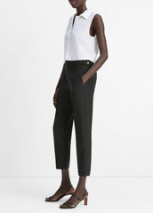VINCE | Utility Tab-Detail Pull-On Pant in Pants & Shorts - BLACK