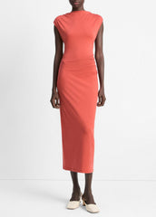 VINCE | Pima Cotton Muscle-Tee Dress in Dresses & Skirts - BRICK ROSE