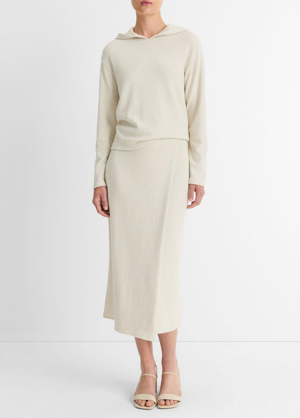 VINCE | Cozy Wrap Skirt in Dresses & Skirts - HEATHER CERAMIC