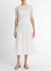 VINCE | Bias A-Line Skirt in Dresses & Skirts - OFF WHITE