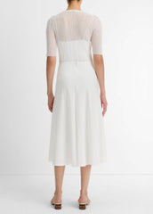 VINCE | Bias A-Line Skirt in Dresses & Skirts - OFF WHITE