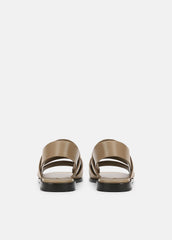 VINCE | Mazie Leather Slingback Sandal in Shoes - SAND SHELL