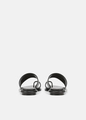 VINCE | Lukas Leather Sandal in Shoes - BLACK