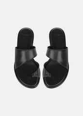 VINCE | Lukas Leather Sandal in Shoes - BLACK