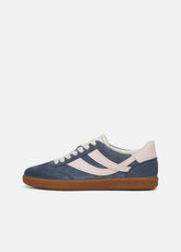 VINCE | Oasis Suede & Leather Sneaker in Shoes - HUNTINGTON BLUE/POWDER PINK