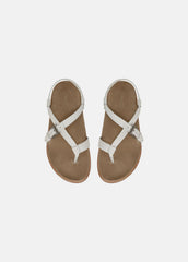VINCE | Franca Leather Sandal in Shoes - MILK