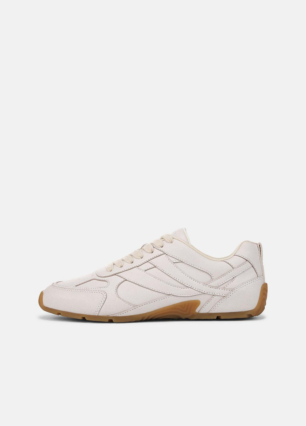 VINCE | Mojave Leather & Suede Trainer Sneaker in Shoes - SABBIA MULTI