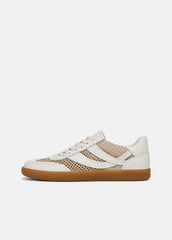 VINCE | Oasis Netting & Leather Sneaker in Shoes - MILK/MACADEMIA