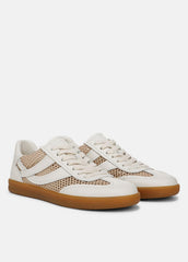 VINCE | Oasis Netting & Leather Sneaker in Shoes - MILK/MACADEMIA