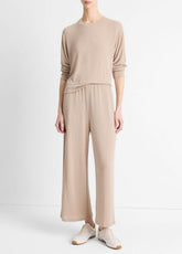 VINCE | Textured Knit Lounge Pant in Pants & Shorts - SMOKEY QUARTZ