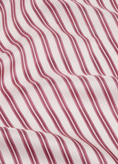 VINCE | Till Stripe Silk Scarf in Accessories - PEONY WOOD/OFF WHITE