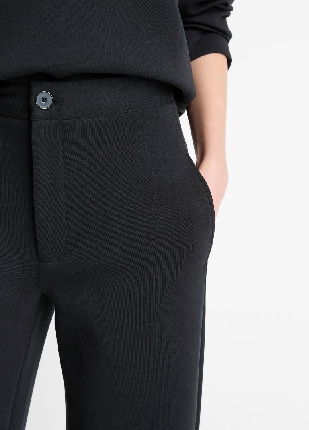 VINCE | Cotton-Blend Trouser in Trousers - BLACK