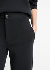 VINCE | Cotton-Blend Trouser in Trousers - BLACK