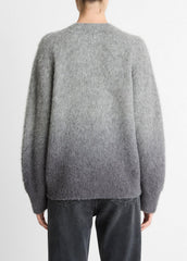 VINCE | Ombré Alpaca & Wool-Blend Sweater in Crew Neck - GREY OMBRE