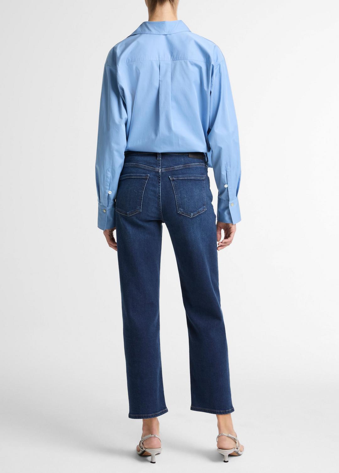 VINCE | Citizens of Humanity Delfina Straight-Leg Jean in Denim - PIERRE