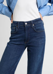 VINCE | Citizens of Humanity Delfina Straight-Leg Jean in Denim - PIERRE