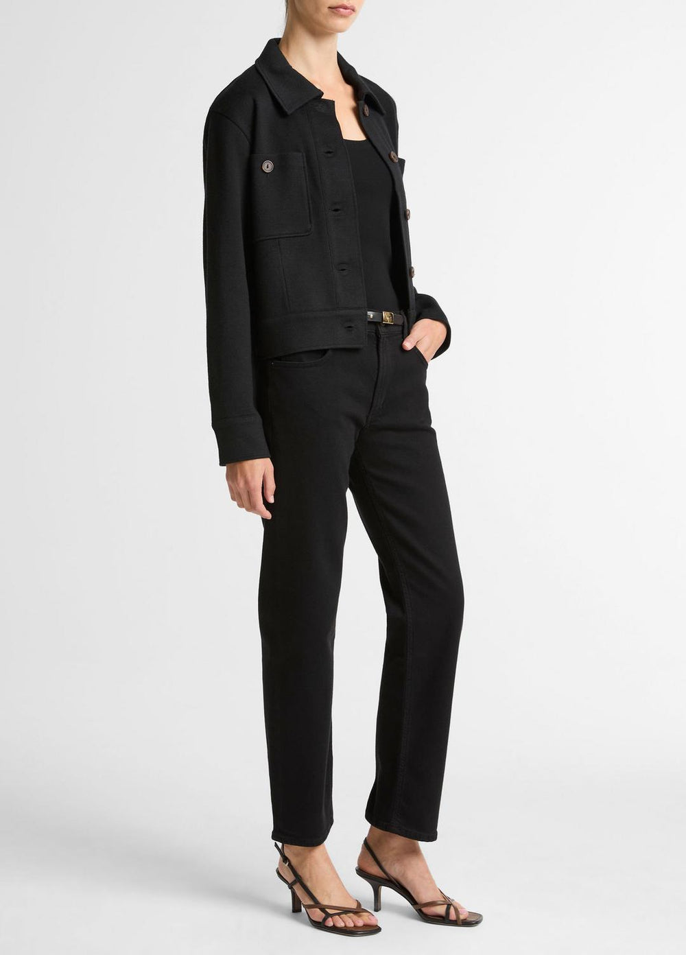 VINCE | Citizens of Humanity Anissa Straight-Leg Jean in Denim - STARLESS