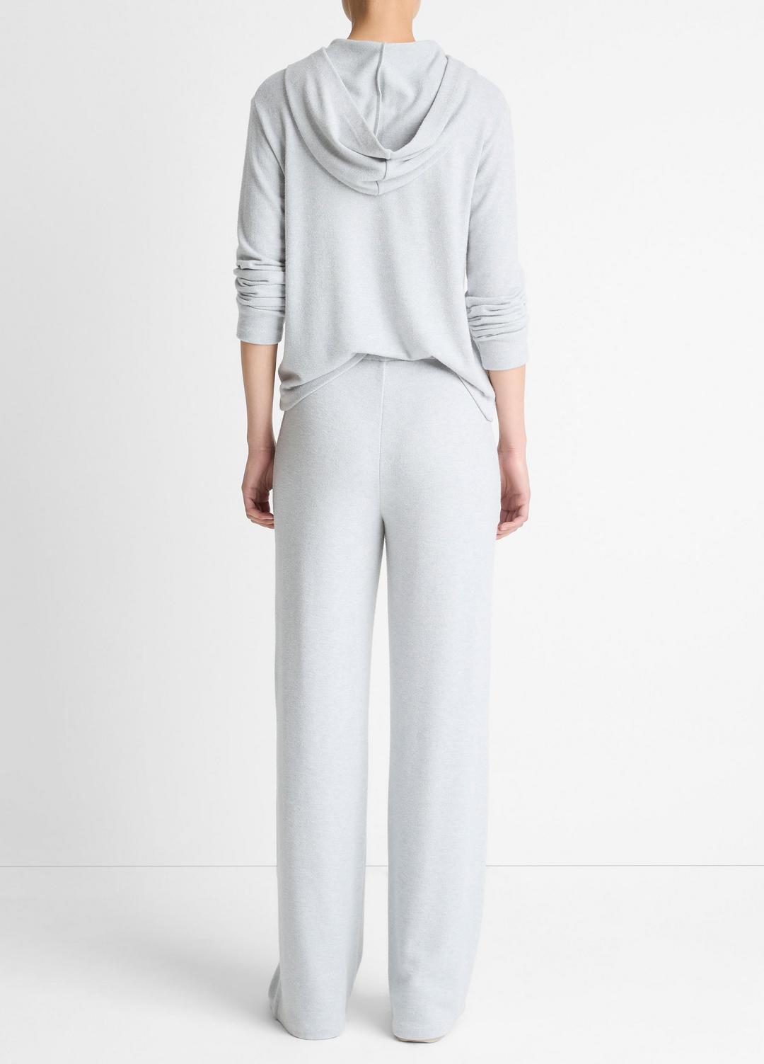 VINCE | Cozy Wide-Leg Pant in Wide Leg - HEATHER PALE GREY