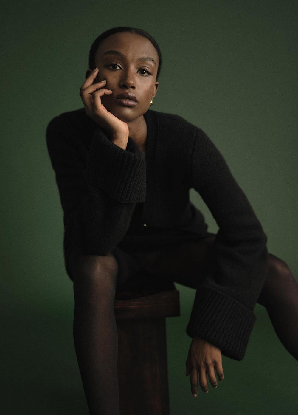 VINCE | Double-Face Wool & Cashmere-Blend Cardigan in Cardigans - BLACK