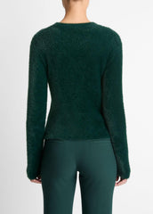 VINCE | Eyelash Crew Neck Sweater in Crew Neck - JUNIPER
