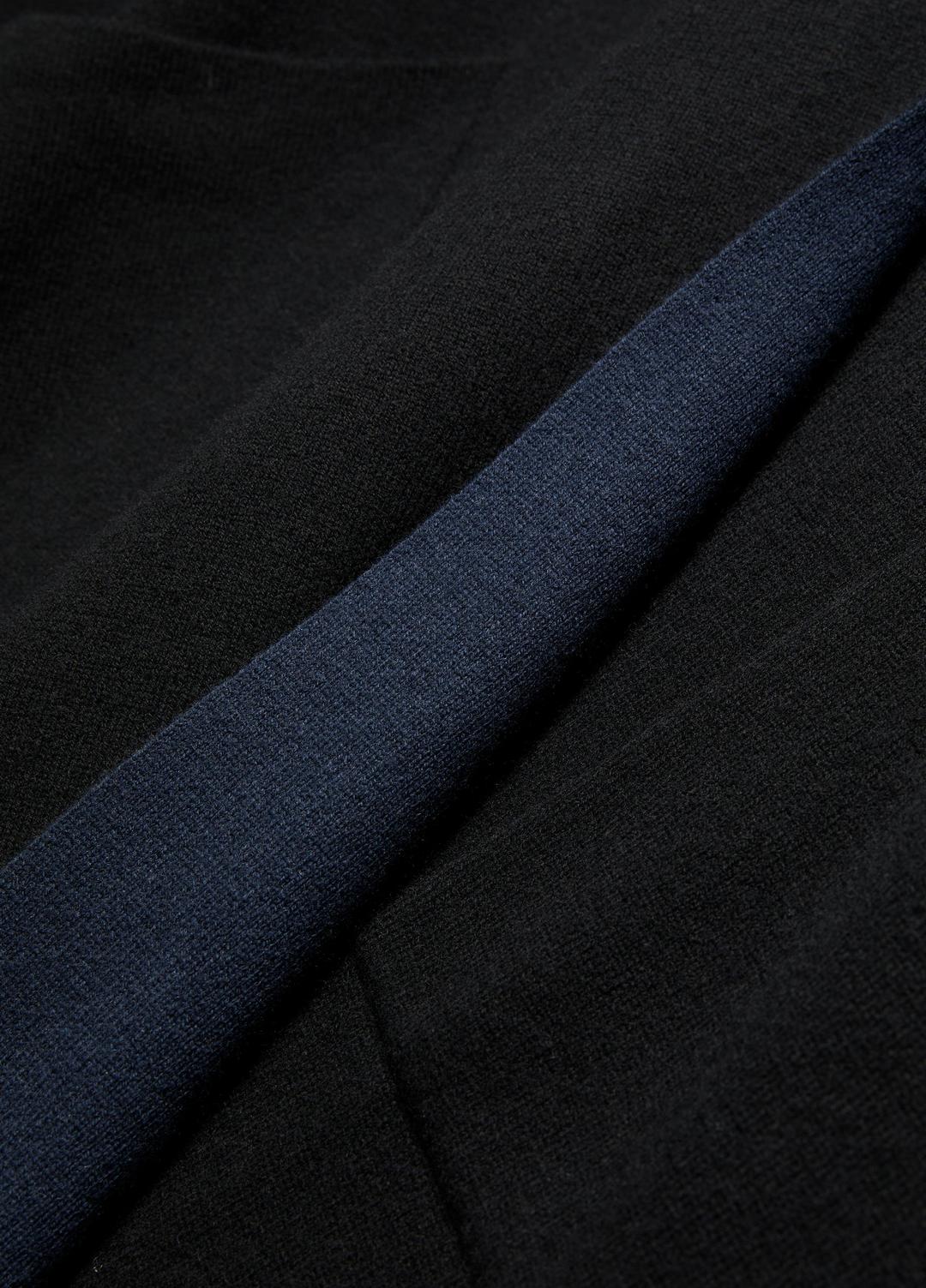 VINCE | Wool and Cashmere Double-Face Cape in Sweaters - BLACK NAVY