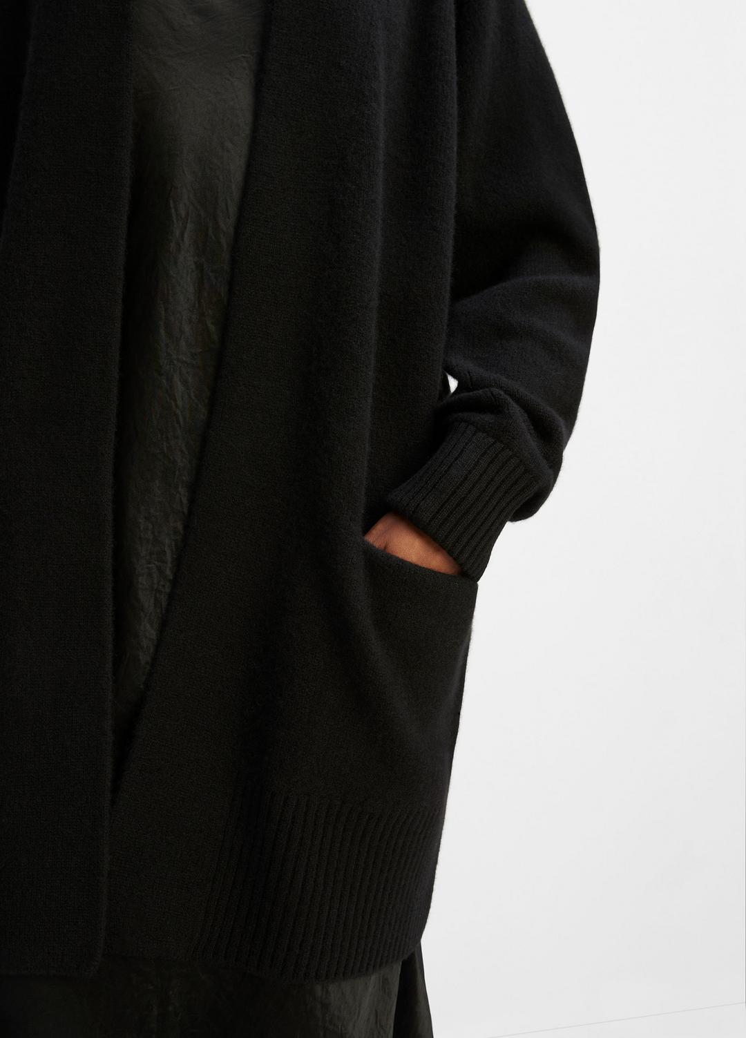 VINCE | Cashmere Open-Front Cardigan in Cardigans - BLACK