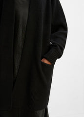 VINCE | Cashmere Open-Front Cardigan in Cardigans - BLACK