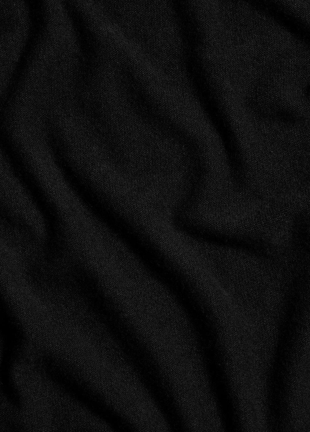 VINCE | Merino Wool-Cashmere Funnel-Neck Poncho in Accessories - BLACK