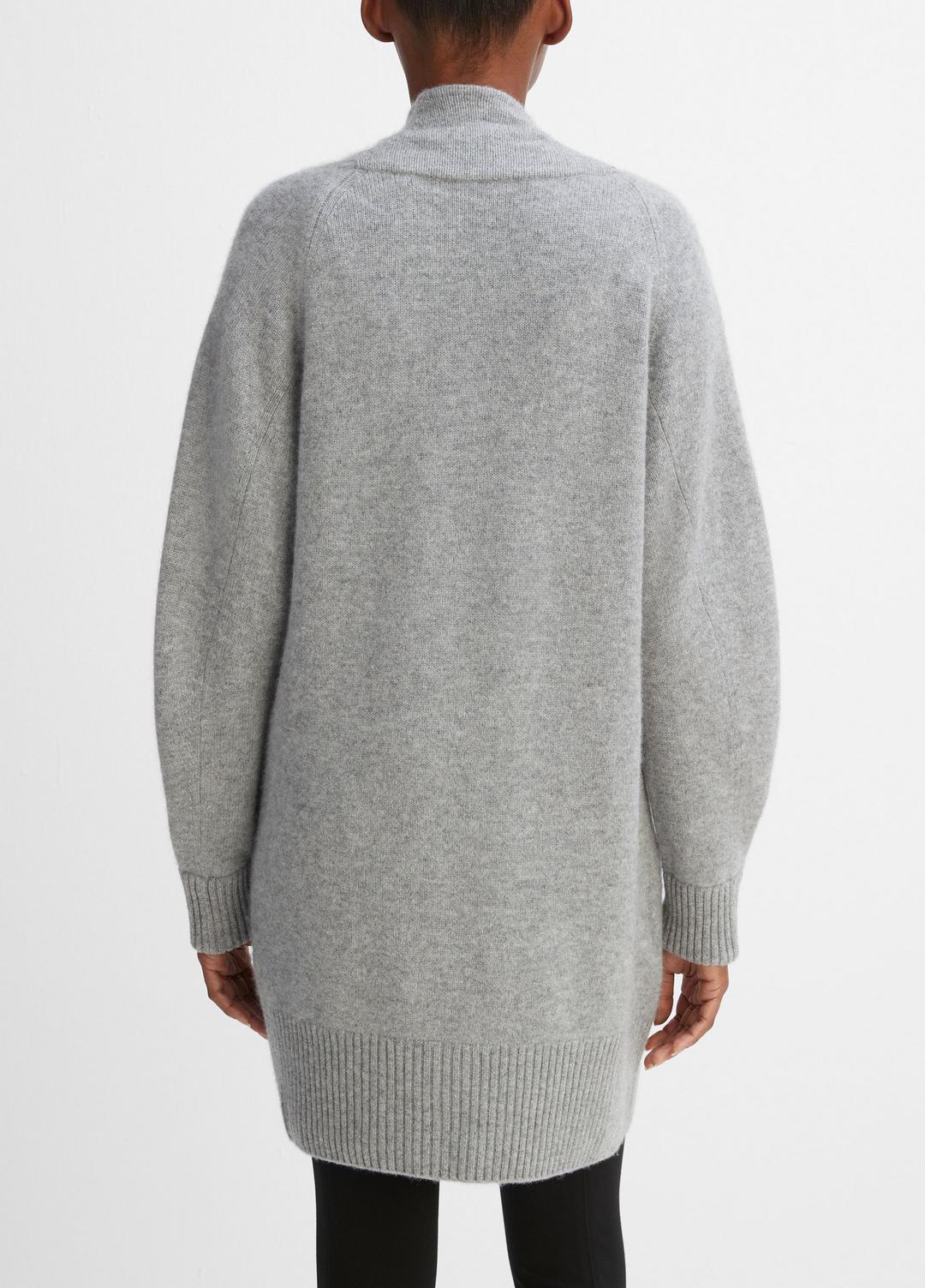 VINCE | Cashmere Open-Front Cardigan in Cardigans - MEDIUM HEATHER GREY