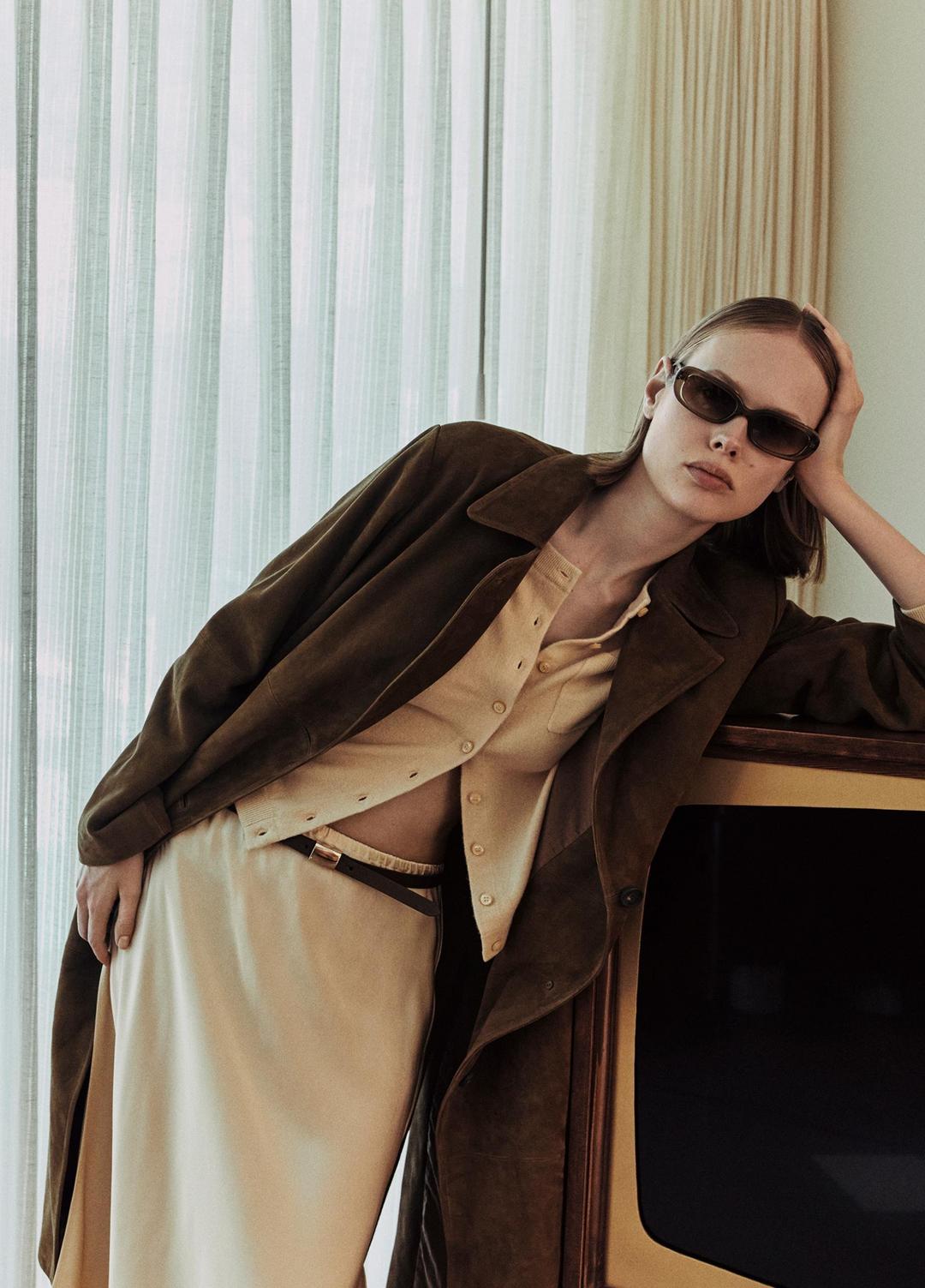 VINCE | Wool & Cashmere-Blend Pocket Cardigan in Cardigans - CHAMOMILE
