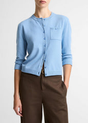 VINCE | Wool & Cashmere-Blend Pocket Cardigan in Cardigans - HYDRA