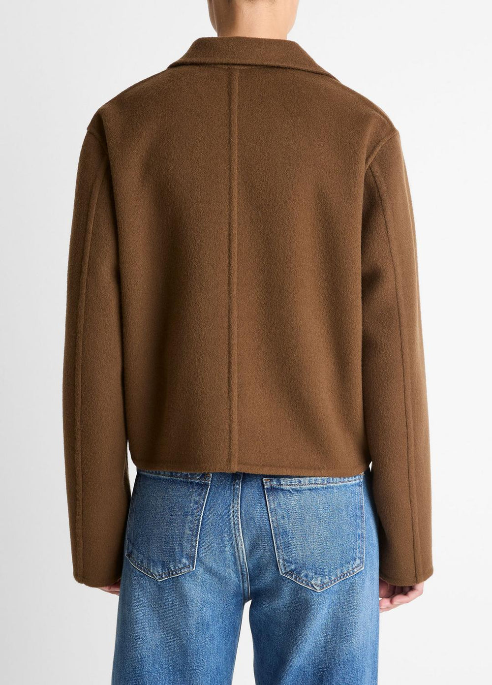 VINCE | Wool & Cashmere-Blend Short Jacket in Jackets - HAZELNUT
