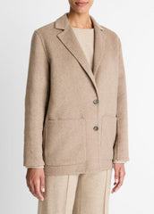 VINCE | Double-Face Wool & Cashmere-Blend Blazer in Blazers - HEATHER DOE