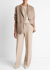 VINCE | Double-Face Wool & Cashmere-Blend Blazer in Blazers - HEATHER DOE