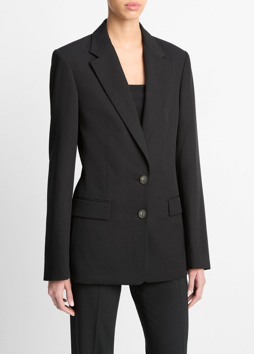 VINCE | Oversized Blazer in Blazers - BLACK