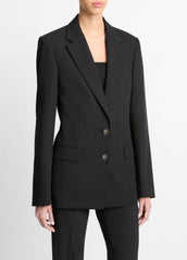 VINCE | Oversized Blazer in Blazers - BLACK